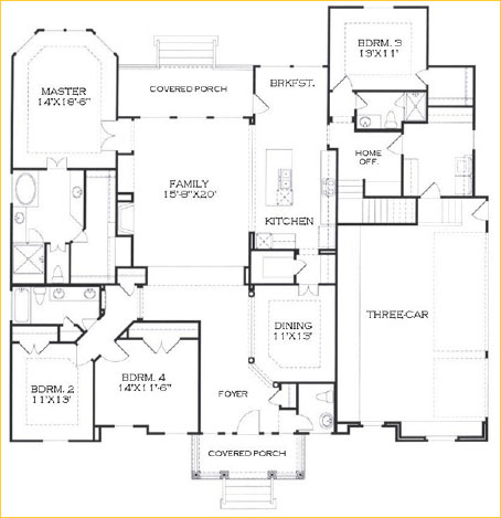 Saddlewood Floorplan